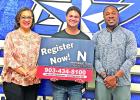 (L to R) DLSISD Superintendent Lesia Lewis, NTCC Work4College &amp; Alumni Relations Director Mason May, and Daingerfield High School Principal Bobby Betts COURTESY PHOTO