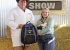Reserve Champion Rabbit shown by Madison Greenlee. FFA, 4-H students show projects at Morris County Livestock Show