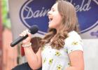Anna McCullough was one of two participants in the 11-17 division of Daingerfield Idol during Spring Fling held on May 1. McCullough was announced as the winner in that age category. BEE PHOTO / TONI WALKER Threatening weather doesn’t stop Spring Fling