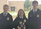 Pewitt FFA competes at District LDE
