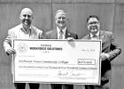 Pictured (from left) is: Bart Spivey, Executive Director of Workforce Solutions Northeast Texas, Brent Connett, Workforce Commissioner, and Dr. Kevin Rose, NTCC President. Courtesy photo