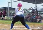 Kaziah Lee takes a swing for the Tigers 15U All-Stars during district action. Tigers win All-Star Tournament
