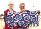 Volunteers work together for