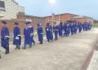 93 Graduating Seniors walked from their high school to their graduation ceremony