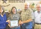 BEE PHOTO / TONI WALKER Mercedes Collins (second from left) was recently presented with the NTCC Texas Heritage National Bank (THNB) Scholarship. Representing THNB (from left) is Brenda Howard, Senior Vice President, Dwyatt Bell, President, and Chairman o Article Image Alt Text