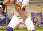 Daingerfield senior Weston Collard (16) stands ready in the box during a recent home game.