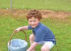 James Tankersley, of Bells, Tenn., takes a moment to enjoy the Daingerfield Chamber of Commerce Egg Hunt April 3. James and his family were visiting his grandparents, Johnny and Claudia McGill for the Easter Holiday. BEE PHOTO / TONI WALKER Chamber egg hunt held at Irvin Park