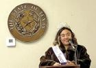 Miss Juneteenth TX 2024 winner Kaidlen Key speaks at MLK program COURTE SY PHOTOS / BEVERLY AUSTIN