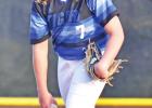 Weston Collard of the Daingerfield Tigers looks in for his sign during a matchup with Harmony on March 25. Collard and the Tigers lost the district matchup with Harmony, 10-0. Tigers drop matchups with Sabine, Harmony