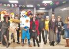 BEE PHOTOS / SHAWN LARSON Spanish I Students from Hughes Springs High School dressed in costume for the school’s Dia de los Muertos presentation on Oct. 17. Hughes Springs ISD honors Mexican Heritage Month