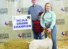 Grand Champion Market Goat and Senior Goat Showmanship winner was Morris County 4-H member, Darcy Humphrey. Morris County Junior Livestock Show results