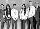 Pictured (from left) is: Emma Mendoza, Stephanie Hernandez, Yahir Garcia, Estefani Garcia, Andrew Higgins, and Dr. Andrew Yox. Courtesy photo