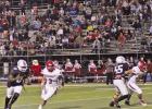 Daingerfield’s Chase Johnson threw for three touchdowns and rushed for another three scores during the Tigers’ 48-0 bi-district round win over New Waverly. The Tigers will take on undefeated Hooks in the area round at 7 p.m. Friday at Pittsburg’s Pi Tigers blank Bulldogs, will meet Hooks in area round