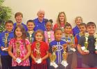 The first place, third-grade team was led by Karsen Mason (first), Antonio Mendoza (second), and Eli Guerrero (third). Also competing for third grade was Anastasia Guerrero, Savannah Guerrero, Braylon Parker, Bryson Parker, Eli Parker, and Harmony William Daingerfield Chess claim six out of seven first place finishes
