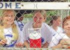 Khloe Stroman, Jaycie Satterfield, and Abby Bickham (left to right) smile for the camera in between action at the 15U Ranger Softball District All-Star Tournament. Tigers win All-Star Tournament