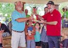A lucky winner takes one of a hundred trophies presented to contestants 9th Annual Sparks in the Park hits the gas, turning heads in Hughes Springs