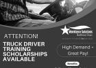 Workforce Solutions Northeast Texas offers truck driver training scholarships