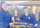 Daingerfield FFA competes at district, placing 1 st in public relations category