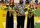 Shown from left are 2024 Miss PJC Grace Pippin, Mr. PJC Dewitt Brookins, and Miss PJC Caydence Gonzalez. Pippin and Gonzalez tied in voting, the first time this has ever happened. Pippin is a graduate of Hughes Springs High School and plays on the PJC sof HS alum Pippin part of history at Paris Junior College