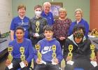 The eighth-grade team took first place after scoring a 51, which was the second highest score posted for a Daingerfield team. Treston Smauley, Isaiah Parker, and Kaiden Faulks swept the top individual places. Also helping the team was Ethan Henslee. Daingerfield Chess claim six out of seven first place finishes