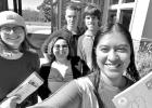 Psi Beta students spread joy at local assisted living
