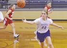 Junior High Lady Tigers split with New Diana