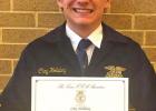 Hughes Springs FFA member Clay Holliday received his Lone Star Degree during the Texas State FFA Convention held in Fort Worth July 5-9. COURTESY PHOTO Holliday receives FFA Lone Star Degree