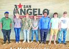 From left: Elijah Harrison, Zeek Cranford, Tysean Spraglin, Adrian Bazan, Ricky Marlar, Tessa Pollan, and Khayleb Craddock From left: Elijah Harrison, Zeek Cranford, Tysean Spraglin, Adrian Bazan, Ricky Marlar, Tessa Pollan, and Khayleb Craddock