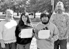Pictured (from left) is: Dr. Karyn Skaar, Stephanie Hernandez, Johnathan Ventura and Dr. Drew Murphy. Courtesy photo