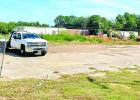 Security fencing being constructed around the perimeter of the job site Construction underway for Cubbies at former Daingerfield shopping center