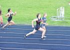 Lady Tigers, Lady Mustangs compete in 15-3A district track mee