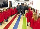Hughes Springs Senior Walk at Elementary
