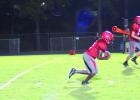 Mustangs scrimmage New Boston last week