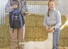 Grand Champion Goat shown by Darcy Humphrey. FFA, 4-H students show projects at Morris County Livestock Show