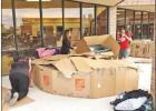 COURTESY PHOTO Participants from the 2018 event get creative with their cardboard box shelters. NTCC to host annual One Night in a Cardboard Box event