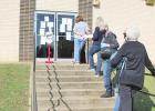 Voters in Morris County wait in line to cast their votes during Early Voting for the 2020 General Election. All early voting in Morris County is taking place at the Courthouse Annex building. COURTESY PHOTO Morris County voters cast early ballots
