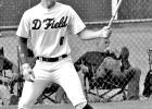 Daingerfield’s Chris Toon (6) stands ready in the batter’s box during the district finale against Jefferson.