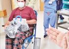 COURTESY PHOTO Rodney Davis, seated, is participating in convalescent plasma research being done at The University of Texas Health Science Center at Tyler and UT Health East Texas with hopes of providing a recovery pathway for COVID-19 patients. Davis, of COVID-19 patient hopes to help