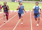DF takes second and third in the 100m dash
