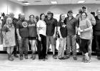 Pictured (from left) is: Jerry and Avis Wilson, Laura and Andrew Hallonquist, Josh and Whitney Floyd, Bethany and Jared Murdock, Amy and Tony Deornellis, Jenny and Kyle Covey, and Clancy Holmes and Louise Starek COURTESY PHOTO Country Western Dance class wraps u