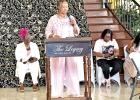 The Keynote speaker, Minister Wylenia Rollins, an Evangelist at Because of Him Ministry
