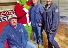 Santa visits Cason Fire Department with pancakes