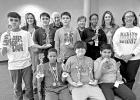 6th grade team: (Front row) Karsen Mason 2nd place, Eli Guerrero 1st place & perfect score, Jose Mendoza, 3rd place. (2nd row) Eli Parker, Bryson Parker, Braylon Parker, Harmony Williams, Superintendent Lesia Lewis. (Back row) Director of Curriculum A 6th grade team: (Front row) Karsen Mason 2nd place, Eli Guerrero 1st place & perfect score, Jose Mendoza, 3rd place. (2nd row) Eli Parker, Bryson Parker, Braylon Parker, Harmony Williams, Superintendent Lesia Lewis. (Back row) Director of Curriculum A