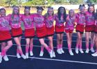Colt cheerleader “pink out” for breast cancer awareness