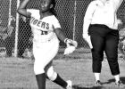 Lady Tiger third baseman Caileyn Lee (10) fires a ball towards home against Chapel Hill last week. BEE PHOTOS / MICHAEL S. M C CRACKEN