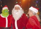 The Grinch, Santa, and Mrs. Claus all gathered to welcome the community to the 2022 Christmas tree lighting in downtown Hughes Springs Dec. 3. Hughes Springs parade and tree lighting bring Christmas cheer to downtown