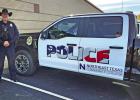 Chief Russell Radke with NTCC police truck BEE PHOTO / NICOLE KIMBALL